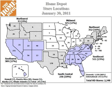 The Home Depot Map 